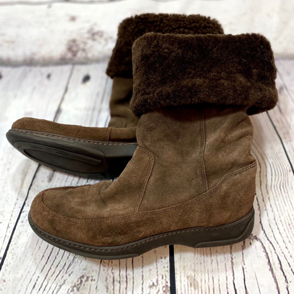 Ralph Lauren Suede Leather Boots